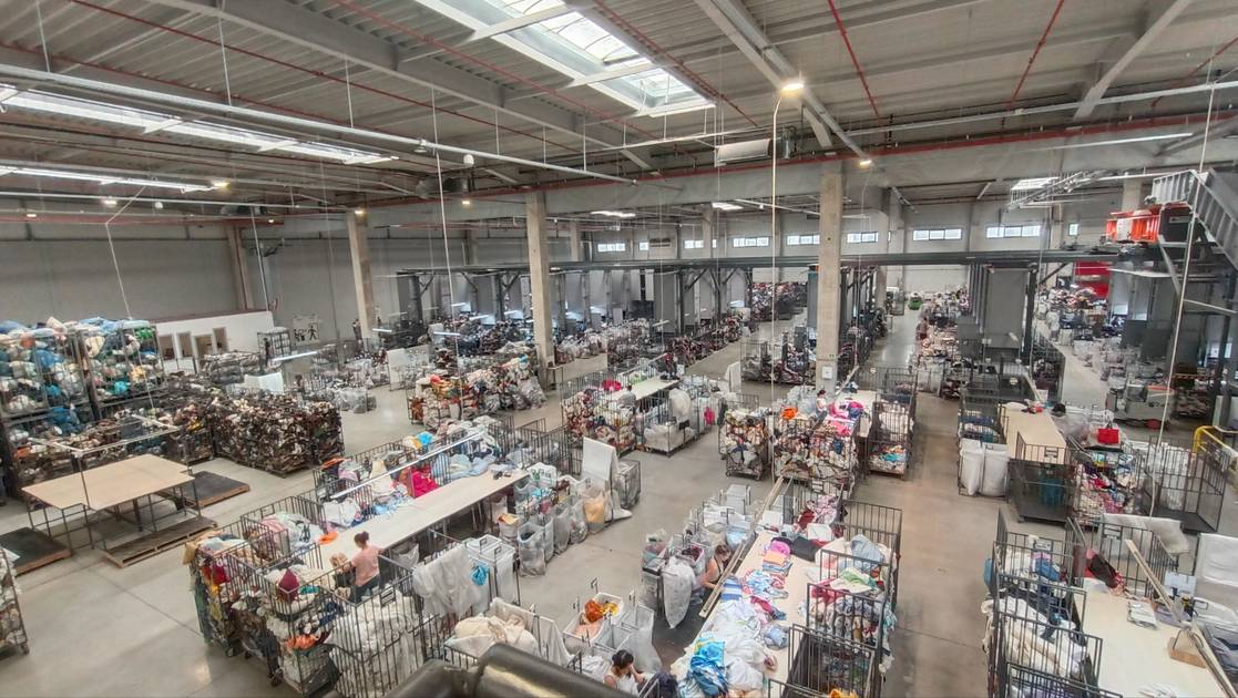 TexCycle textile sorting and recycling facility in Bulgaria