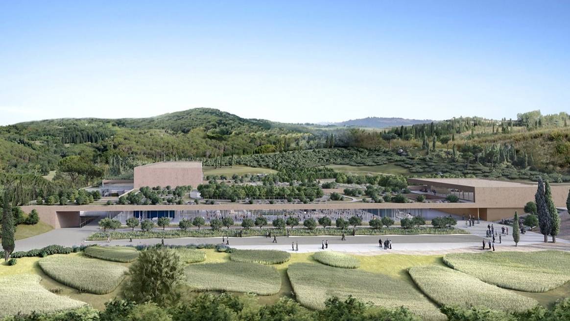 Fendi coloca la primera piedra de su nueva fábrica y “hub” sostenible en la Toscana