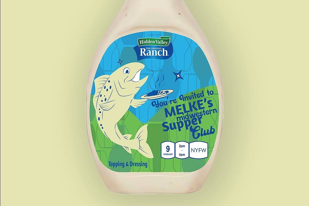 Melke teasing Hidden Valley Ranch collaboration on Instagram