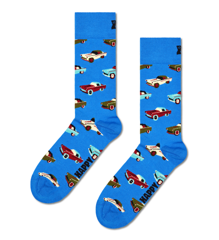 Blau Car Crew Socke | Happy Socks