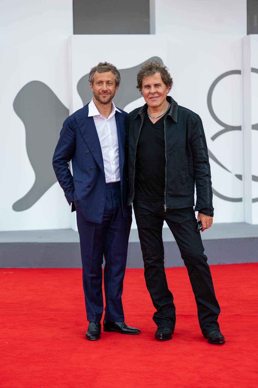 Renzo Rosso e il regista Francesco Carrozzini alla prima del film Be Brave