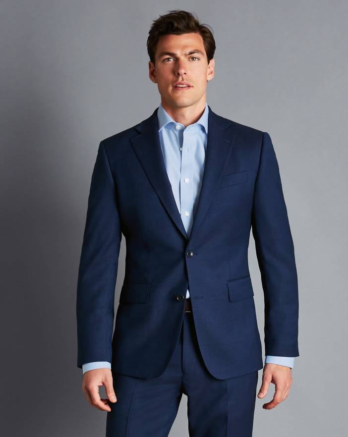 Men's Charles Tyrwhitt Ultimate Performance Birdseye Suit na Jacket | Charles Tyrwhitt