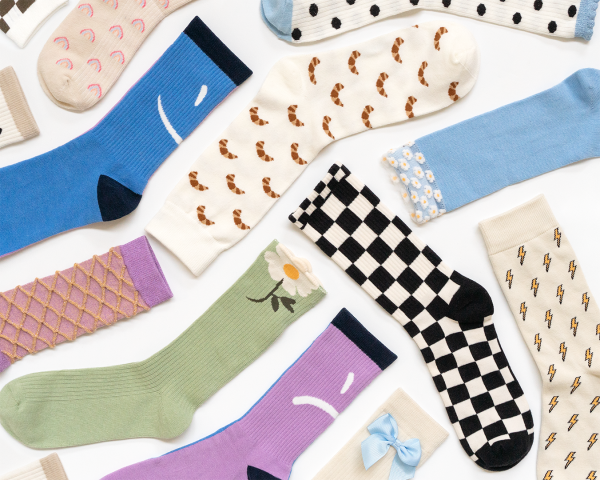 Zeeman sokken ter illustratie (hier zie je de Happy Feet sokkencollectie van Zeeman)
