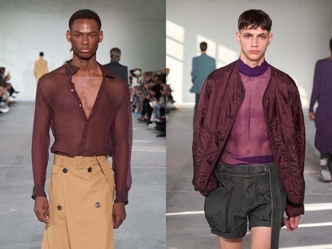 Credits: Dries Van Noten menswear SS24, Launchmetrics