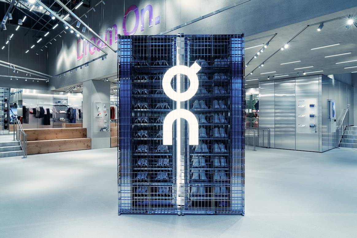 De nieuwe On-winkel in Portland