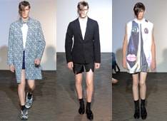 PFW: Blote benen bij Raf Simons