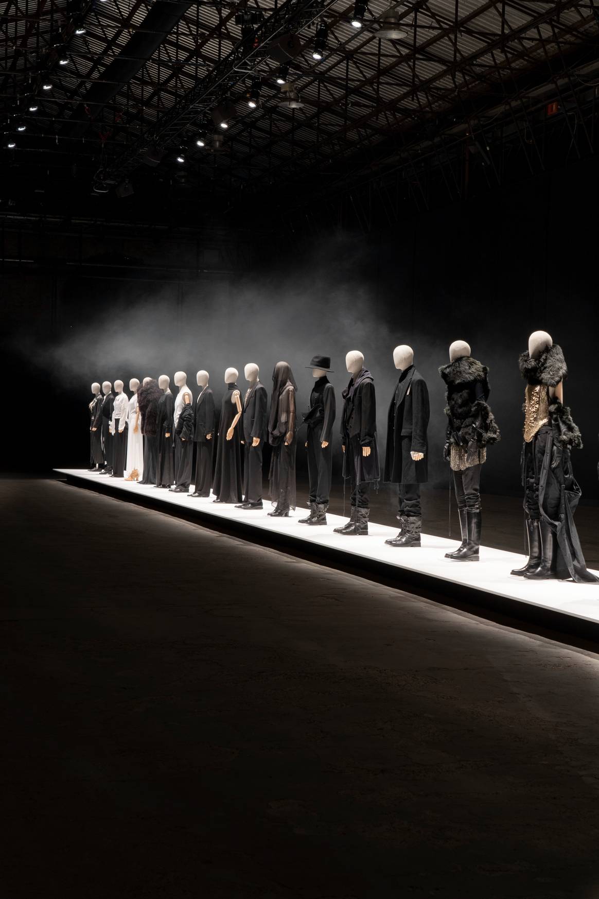 The Ann Demeulemeester retrospective at Pitti Uomo. Image via Ann Demeulemeester