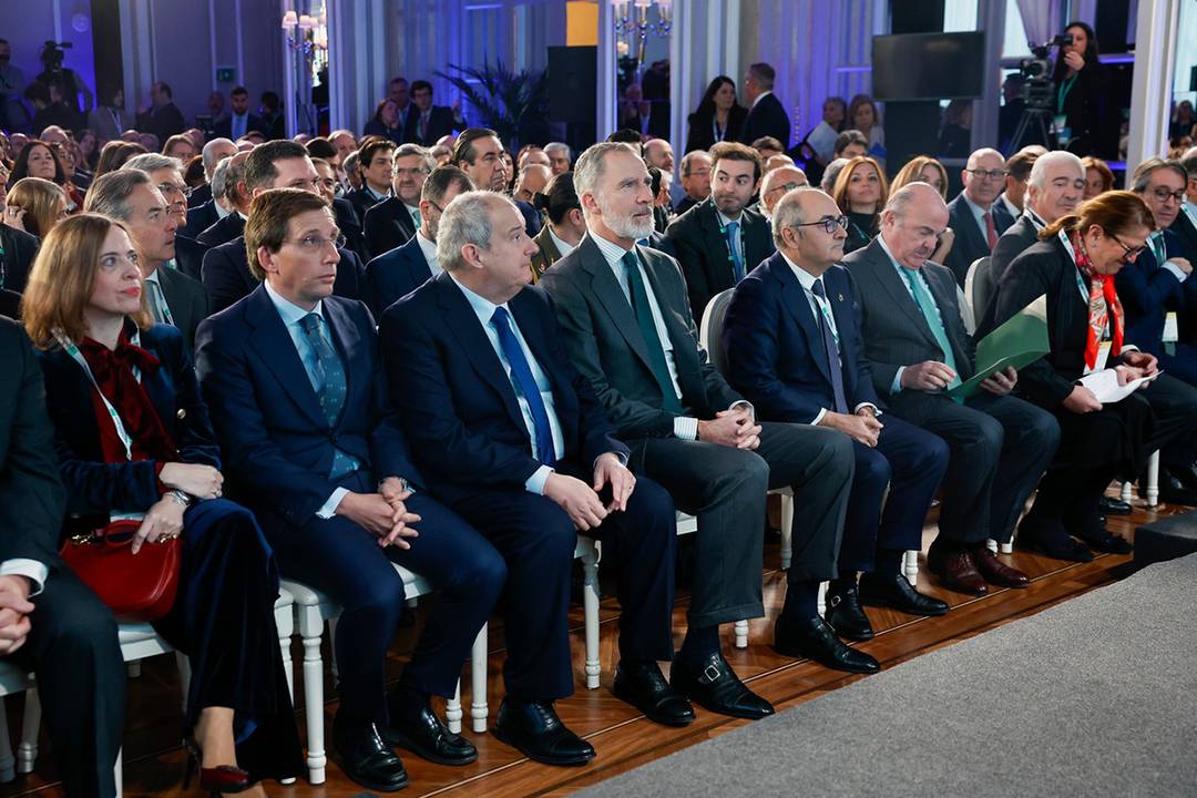 Felipe VI durante su participación en la jornada inaugural de la XV edición del foro Spain Investors Day.