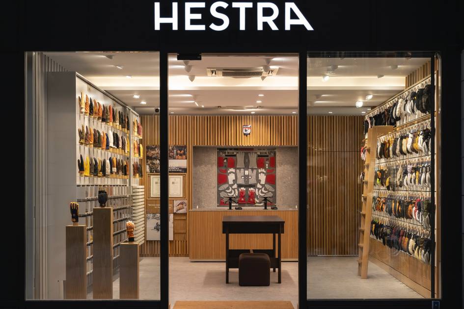 Hestra Swedish glove store in Germany
