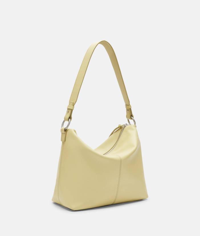 Handliche Tasche aus weichem Schafsnappaleder - grün | liebeskind berlin