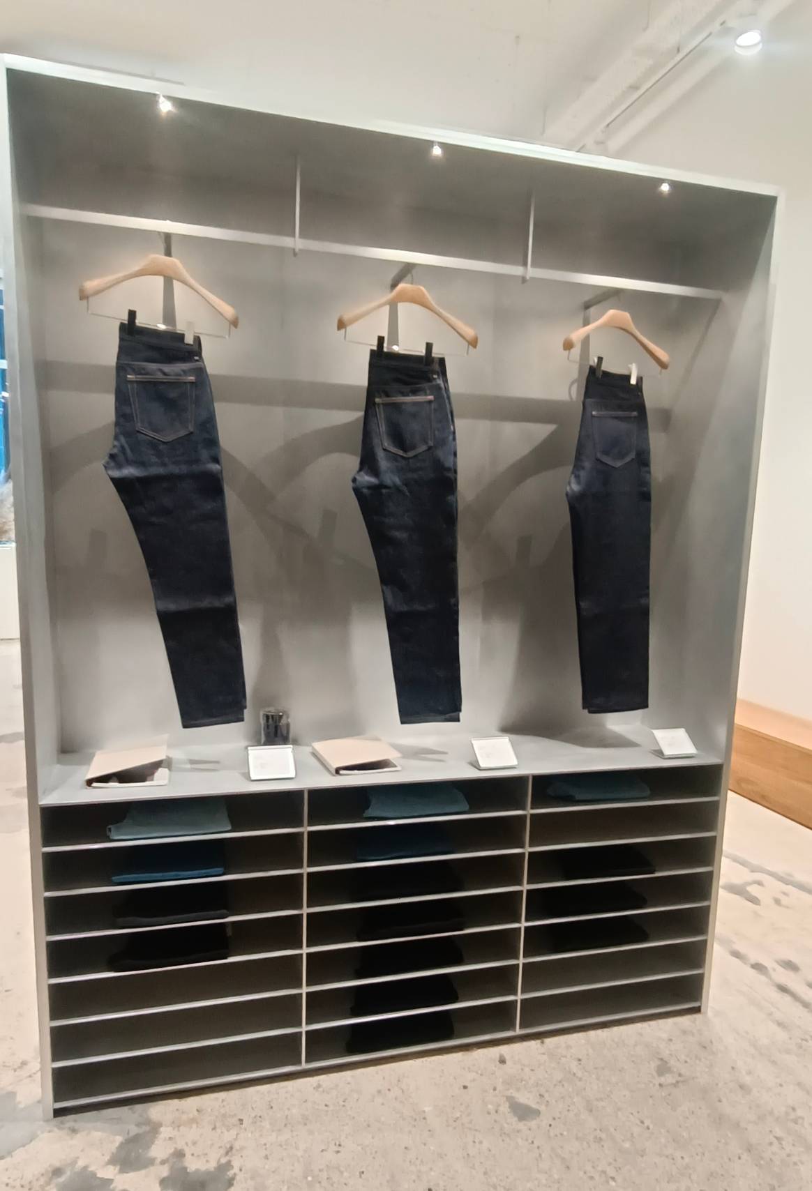 The denim collection.