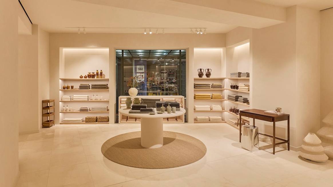 Blick in den neuen Store von Zara Home in Hamburg