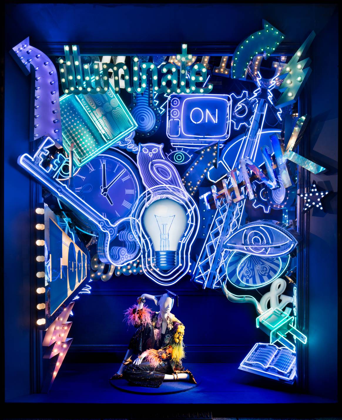 Bergdorf Goodman’s ‘Isn't it Brilliant’ window.