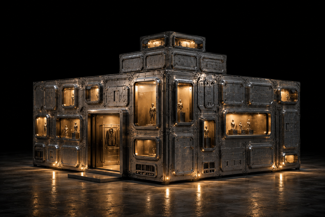 The Metal House di Tweek Eek, che sarà presto esposta a Parigi.