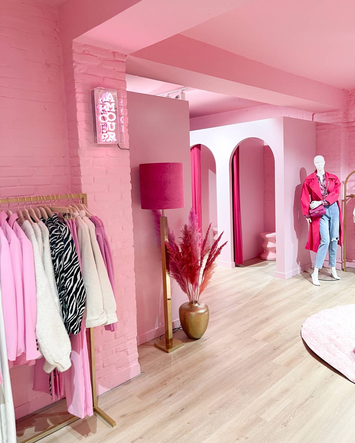 De eerste winkel van modemerk tess v. Beeld via tess v.