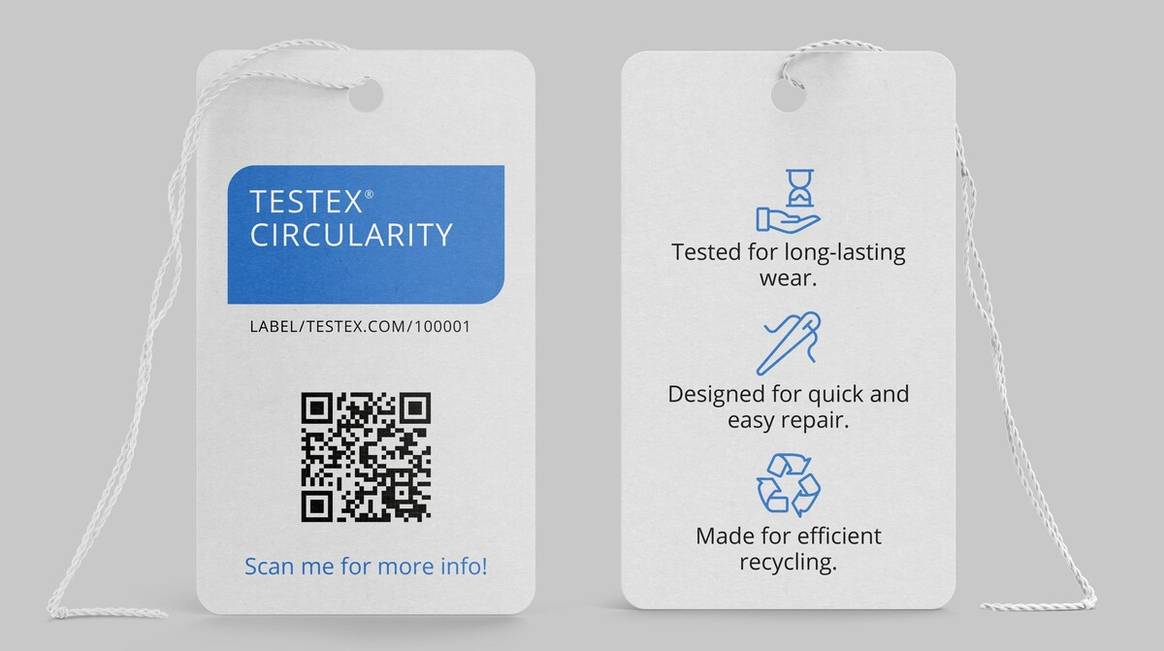 Testex Circularity-label