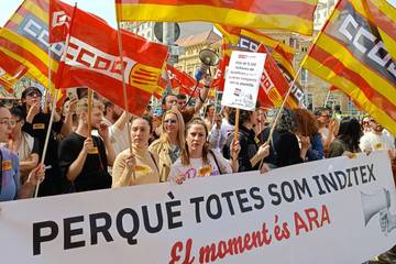 Zara owner Inditex workers protest after record profits