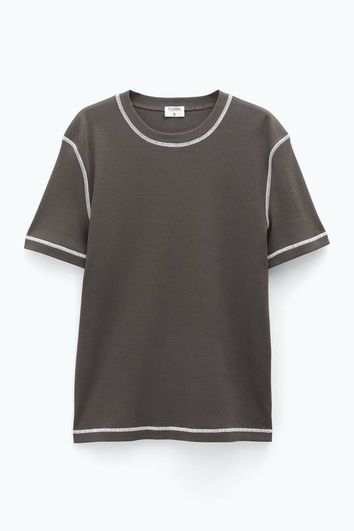 T-shirt en maille de coton | Filippa K