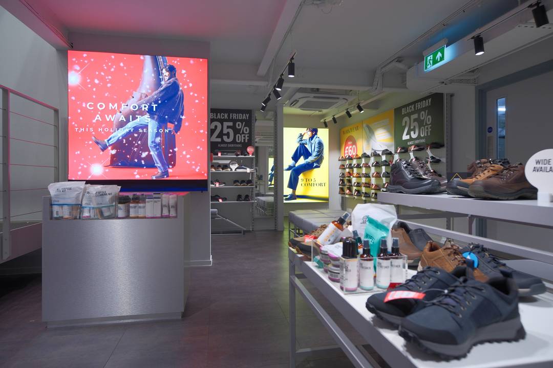 Clarks Canvas store concept, Tottenham Court Road.