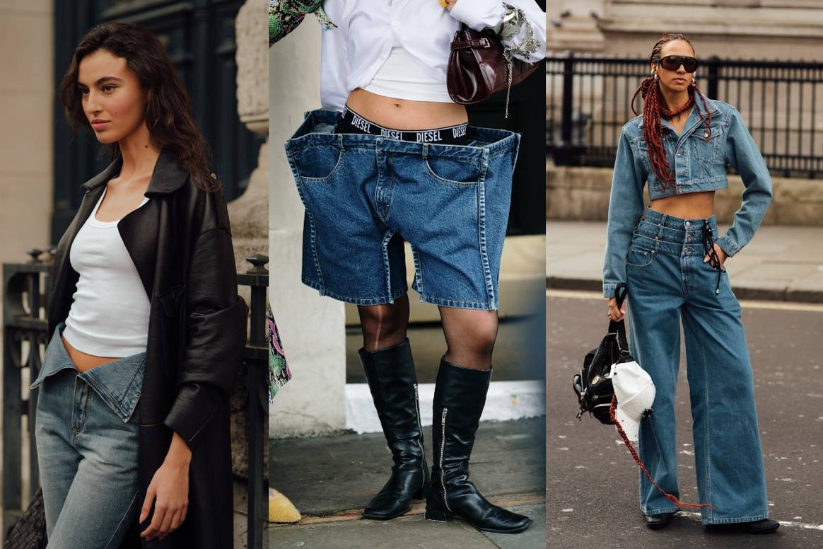 Denim Streetstyle trends Fashion Week