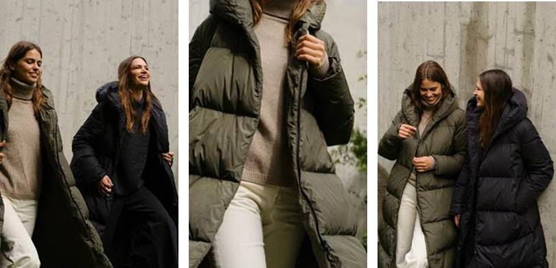 El puffer de Alter Made y tres pelotas de tenis