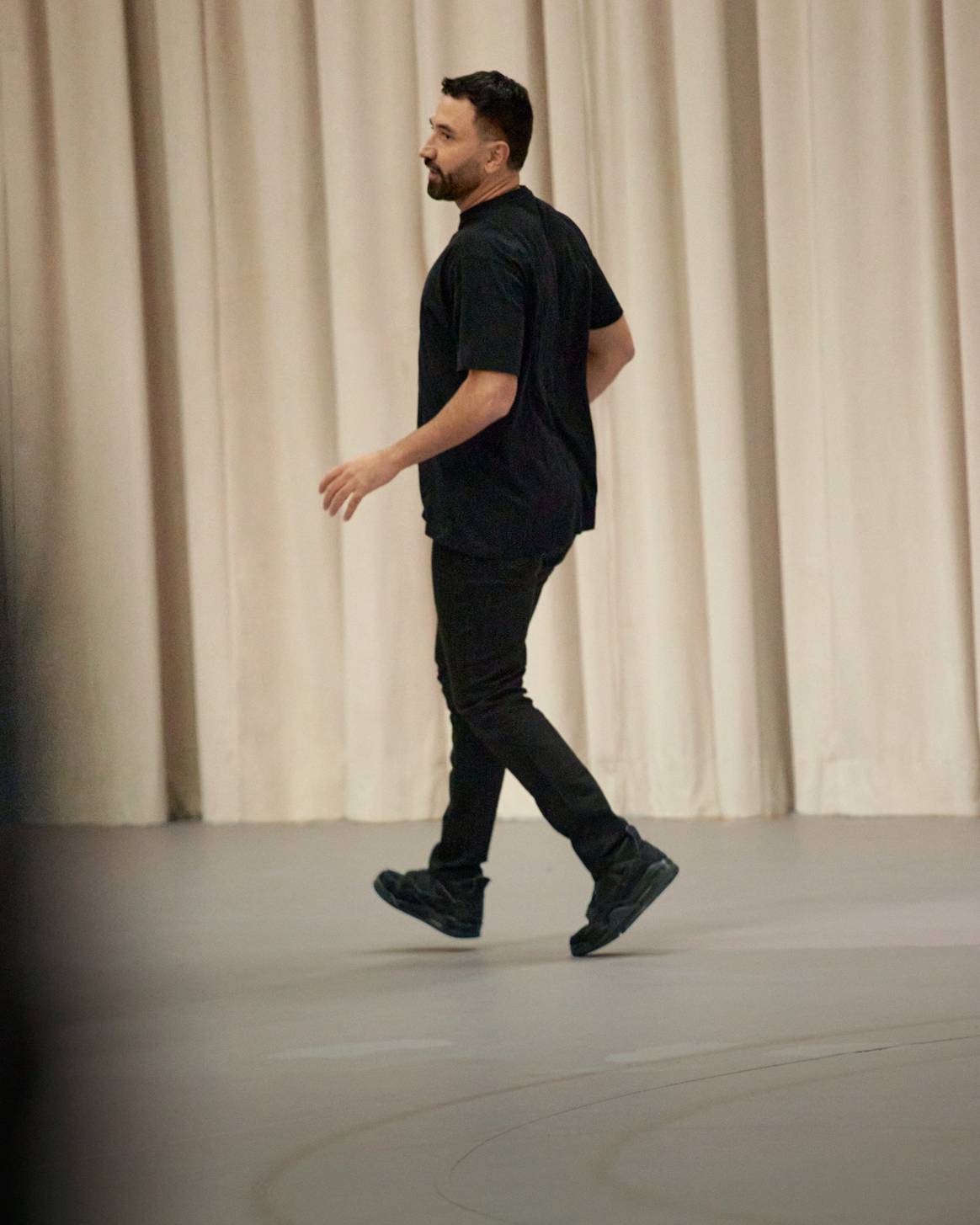 Image: Burberry; Riccardo Tisci at the SS23 show