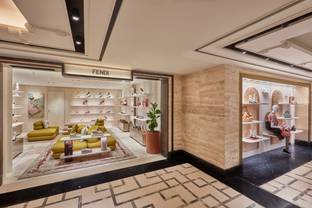 Fendi opens permanent shoe boutique in Harrods