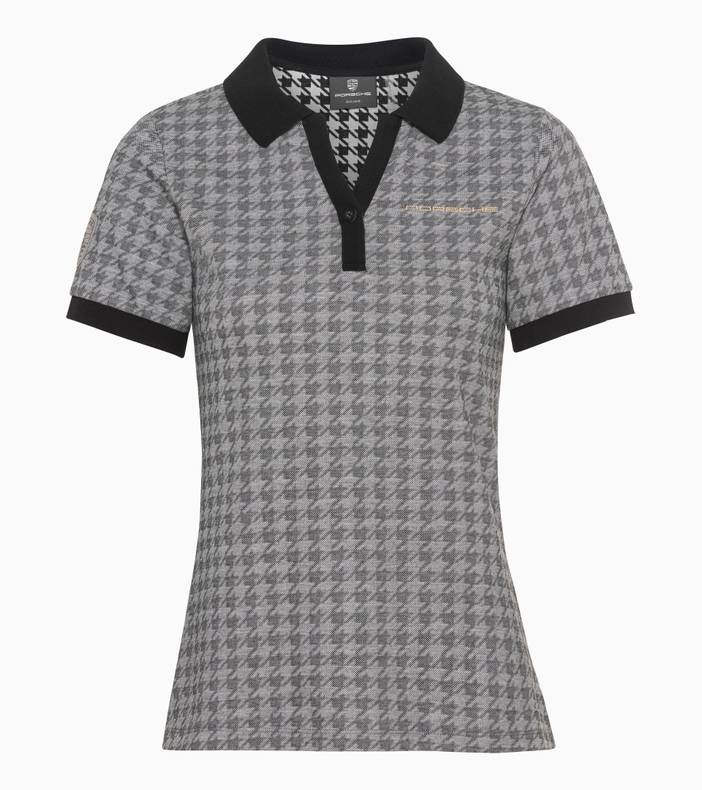 Polo-Shirt Damen – Heritage - schwarz/weiß - L | Porsche Design