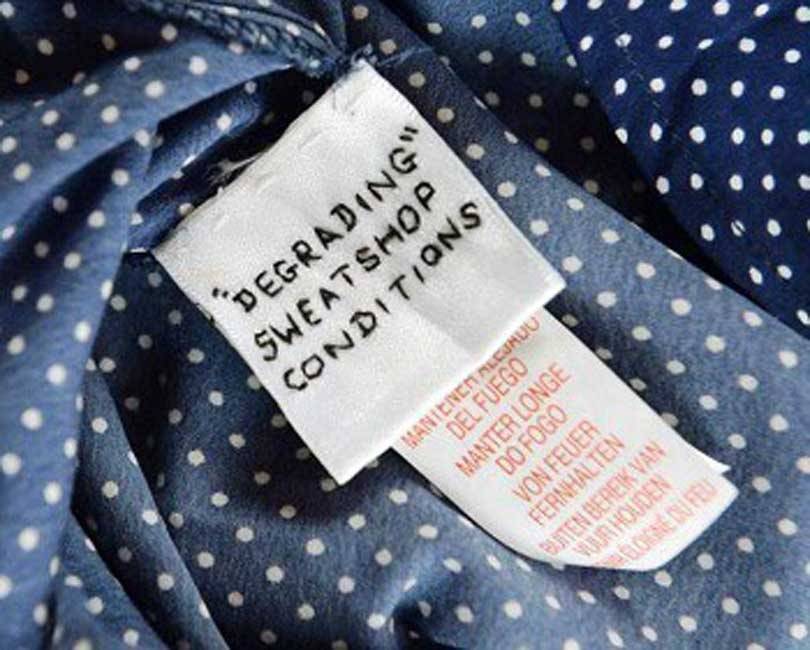 Unpaid garment workers send message via Zara tags