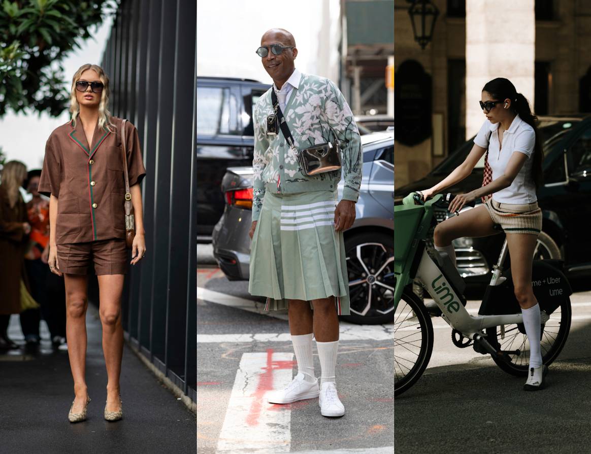 Estilo Tenniscore en las calles.