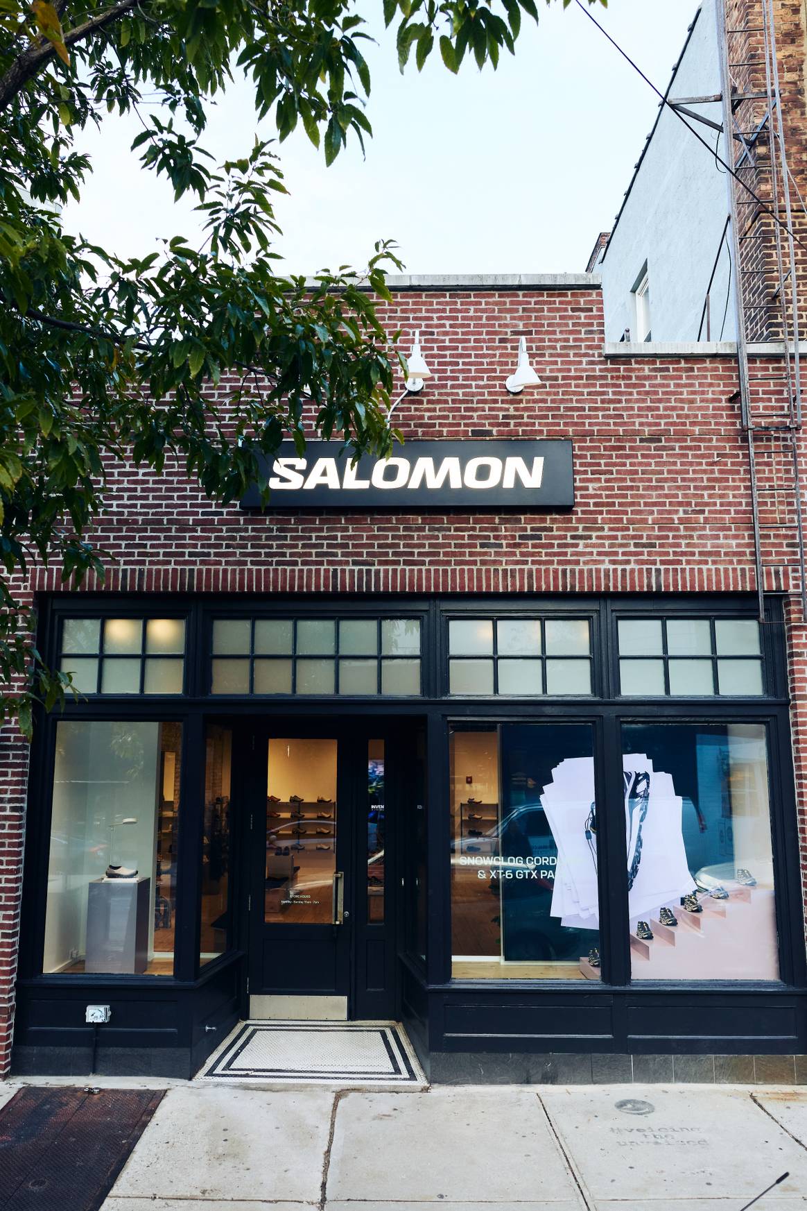Exterior of new Salomon store in Brooklyn