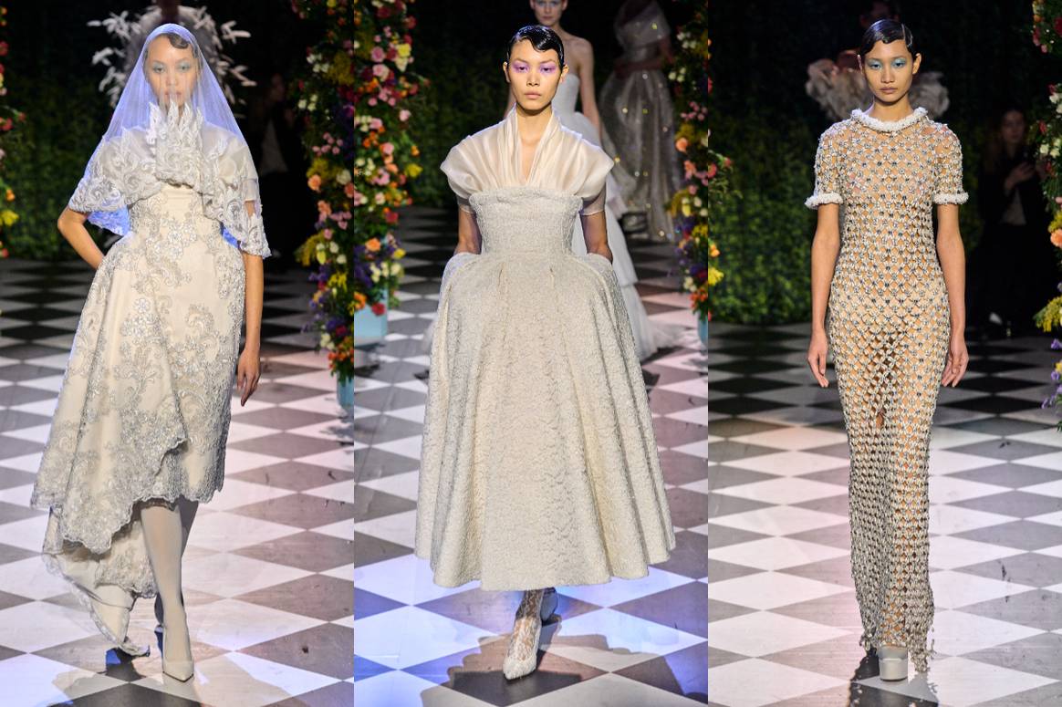 Richard Quinn AW23, LFW. Image: Launchmetrics Spotlight