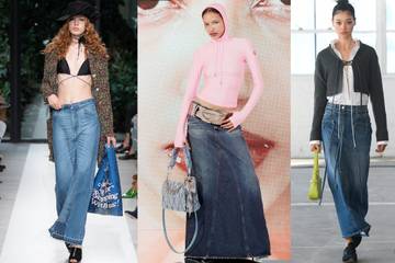 Runway to Retail: Long denim skirts