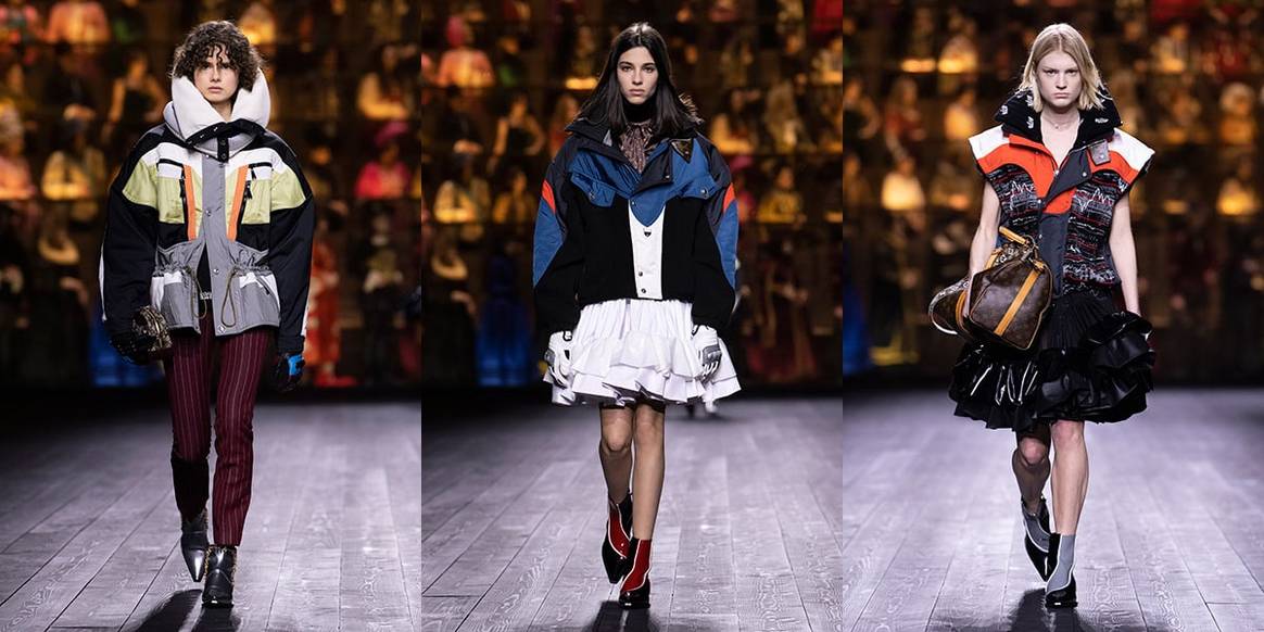 Louis Vuitton runway not lacking any drama in Paris