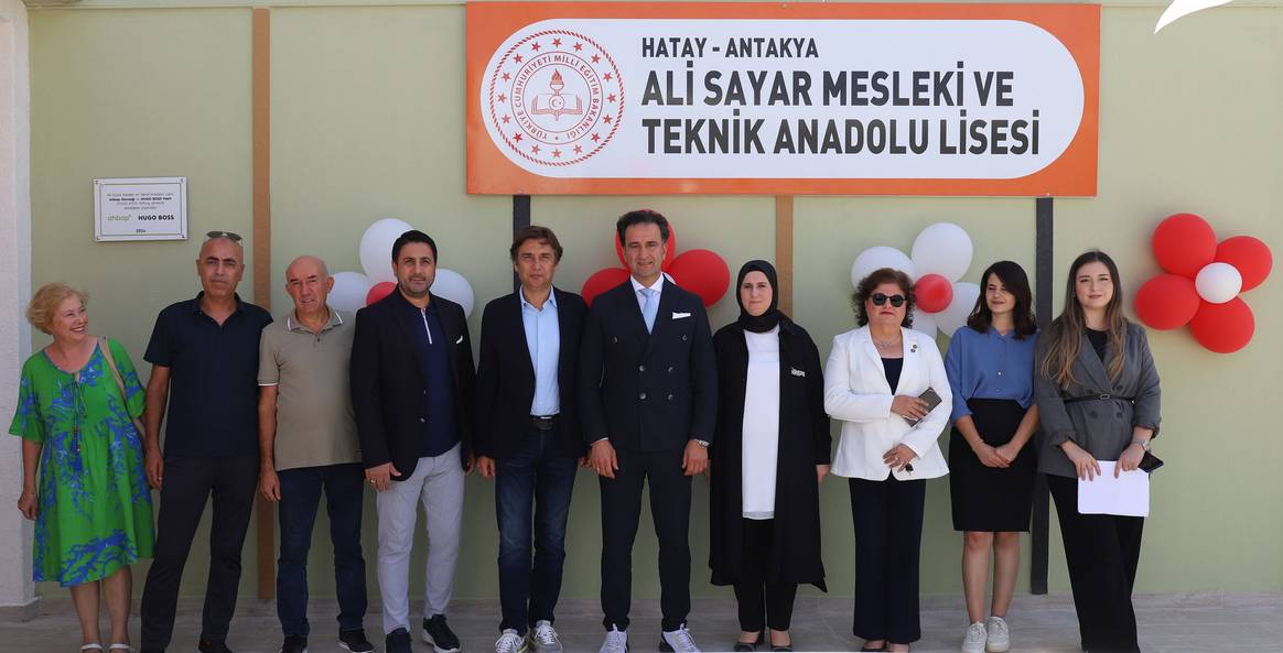 Hugo Boss Foundation en Ahbap heropenen beroepsschool in Antakya