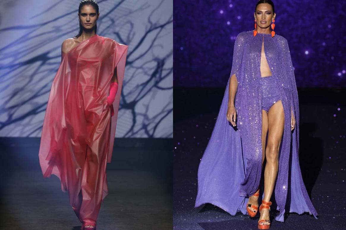 Imágenes colección SS23 de Roberto Diz y Lola Casademunt by Maite en MBFW Madrid, por cortesía de Ifema