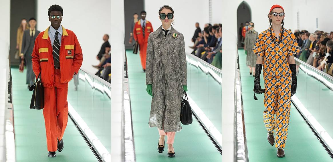 Finale der Mailänder Modewoche mit Gucci und wilden Drucken