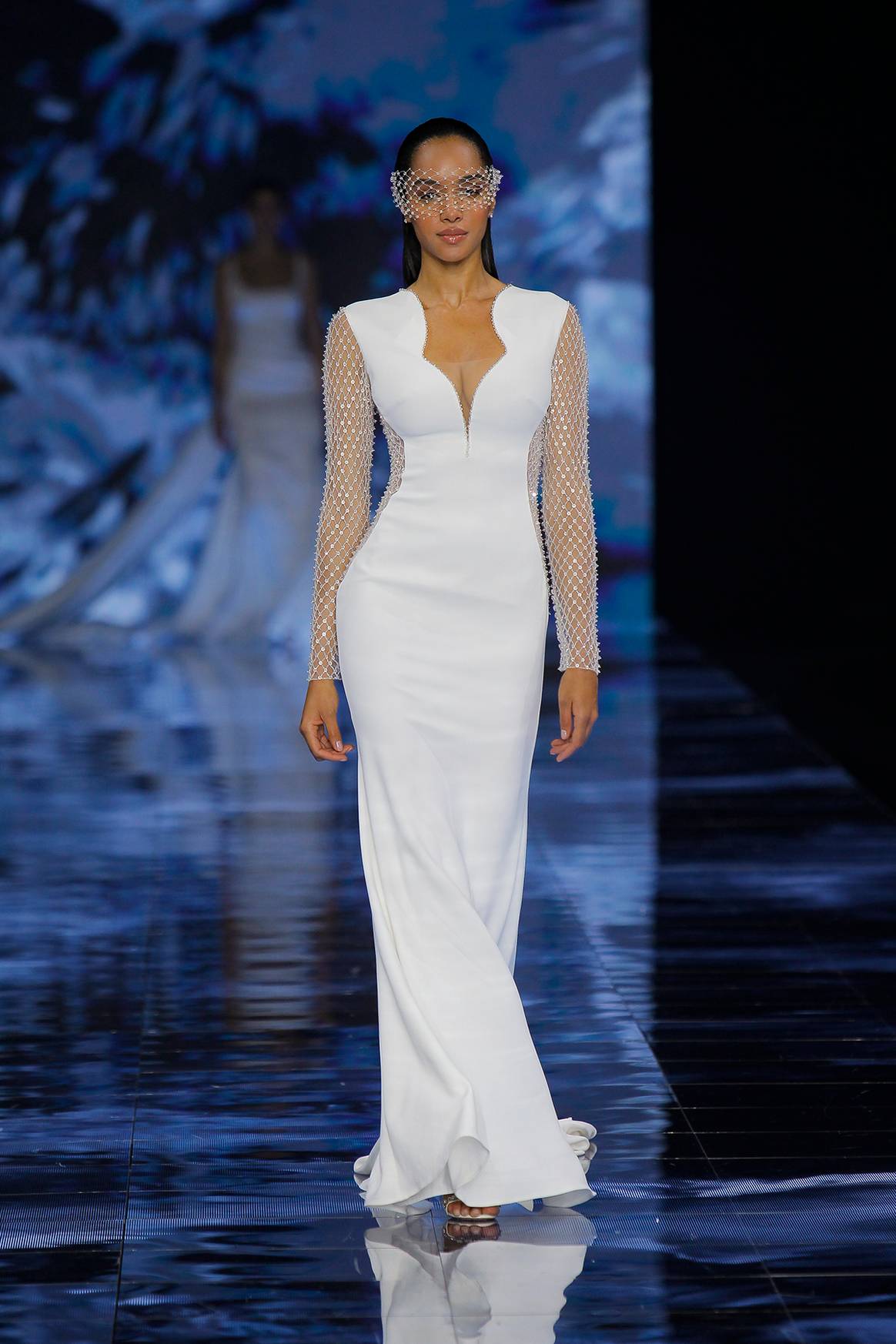 Photo Credits: Presentación de la nueva colección Atelier Pronovias “Seasons of Light”, para 2024. Fotografía de cortesía.