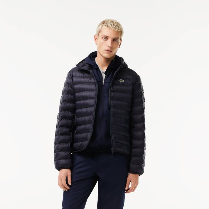 Herren Lacoste Steppjacke mit Kapuze | Lacoste