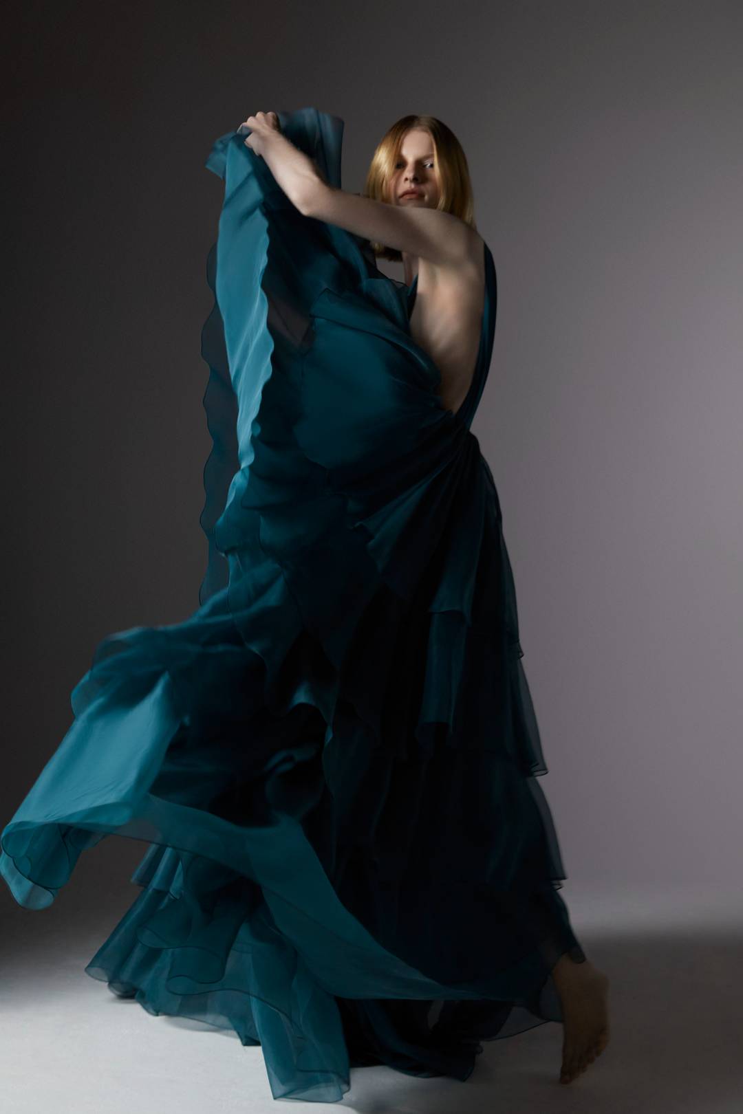 Theatre For Dreamers Apollo Gown in Tourmaline.