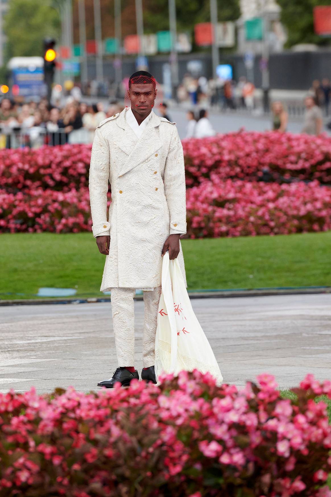 Desfile inaugural en la Puerta de Alcalá de Madrid es Moda, el sábado 7 de septiembre de 2024 en Madrid (España).