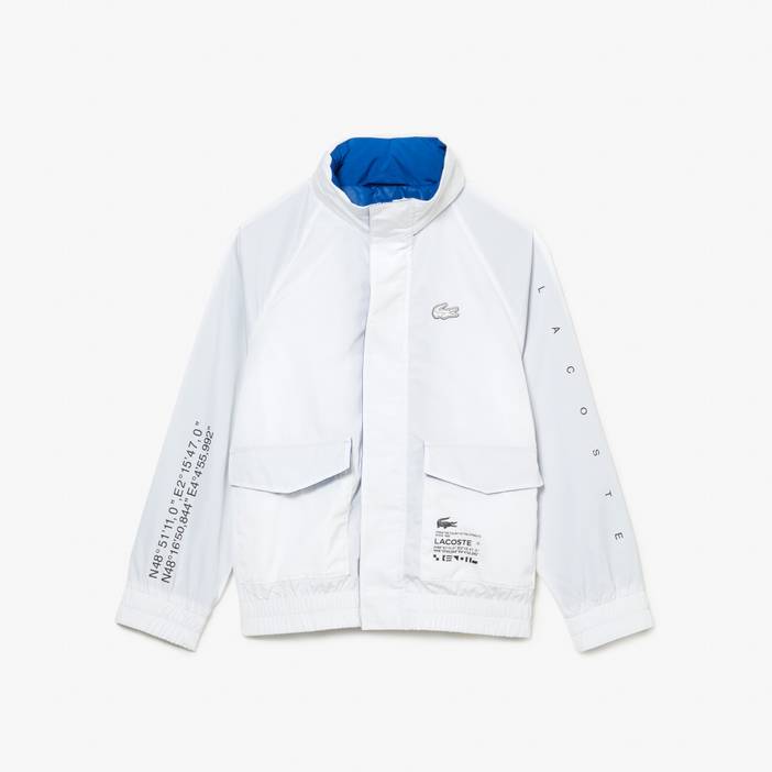 Wasserabweisende Kinder Lacoste Jacke mit abnehmbarer Kapuze | Lacoste