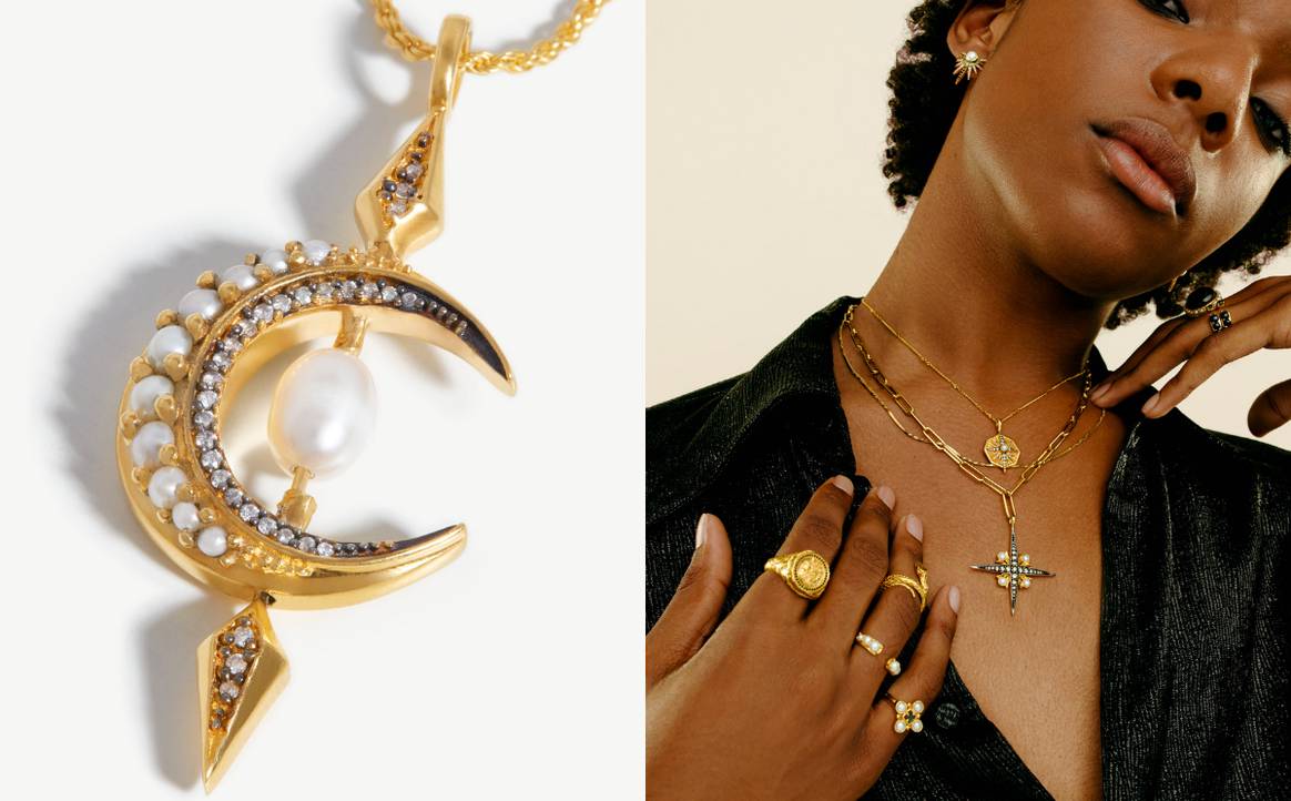 Image: courtesy of Missoma; Harris Reed x Missoma jewellery