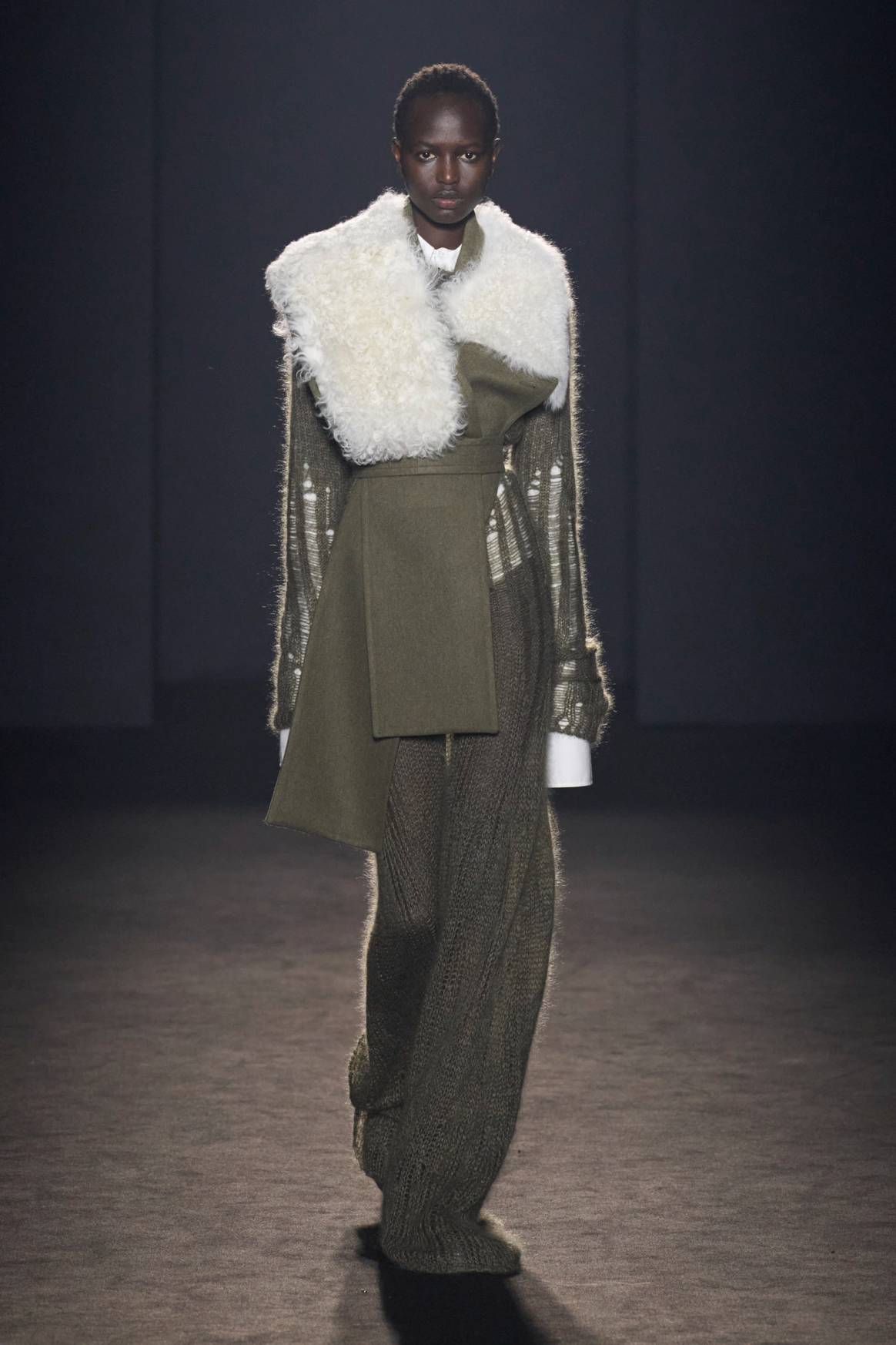 Nyaduola Gabriel in Ann Demeulemeester FW24