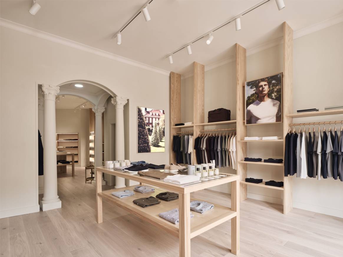 Sunspel Edinburgh store