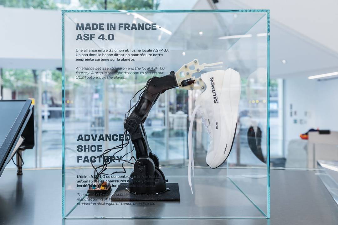 Salomon-Schuh aus der ASF 4.0 Produktion.