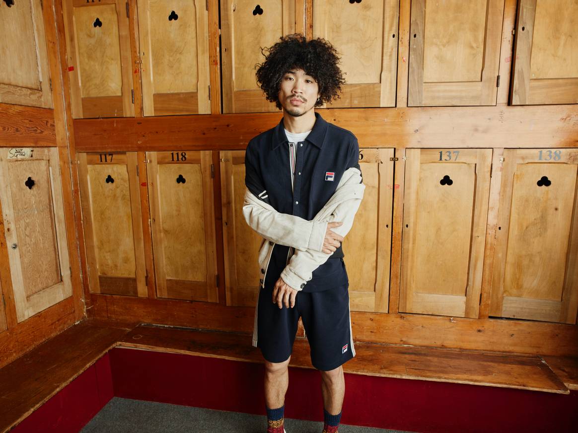 Image: courtesy of Fila x Oliver Spencer by Rankin