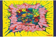 El graffiti en carré de Hermès