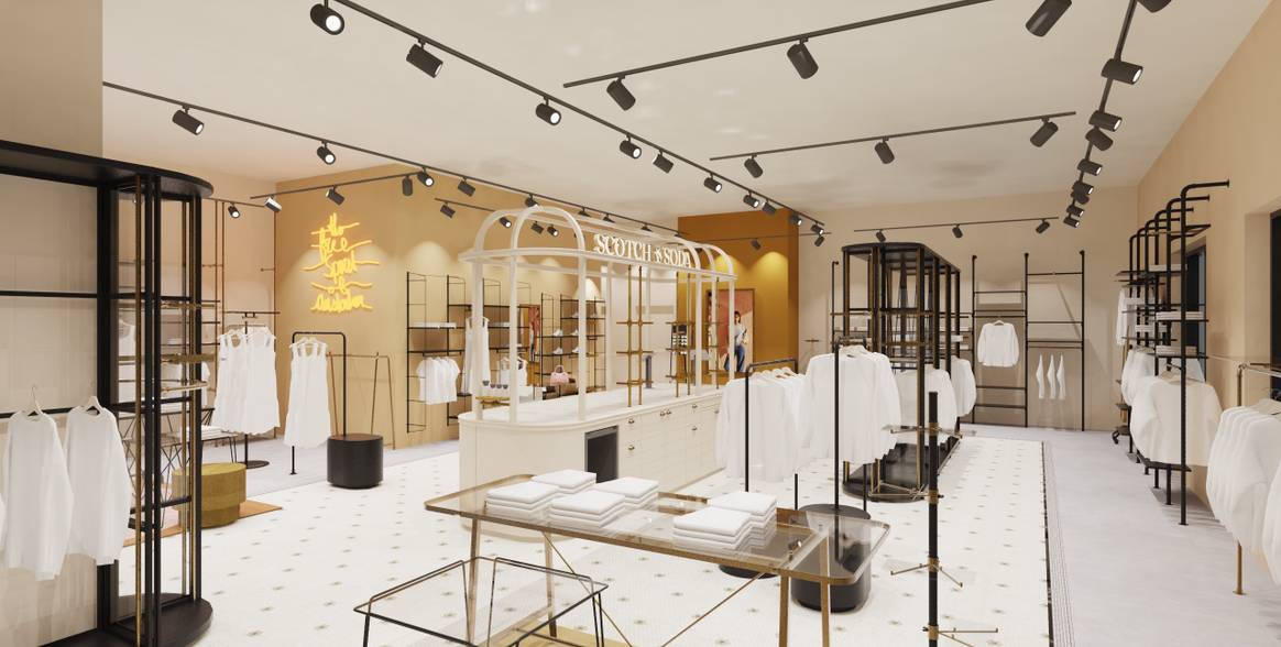 Pläne für den Store in Washington  | Bild: Scotch & Soda