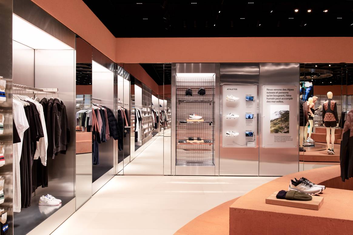 On opens first flagship store in Paris.